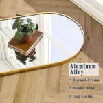 Metal Arch Full Length Mirror Floor Mirror Wall-Mounted - Image 11